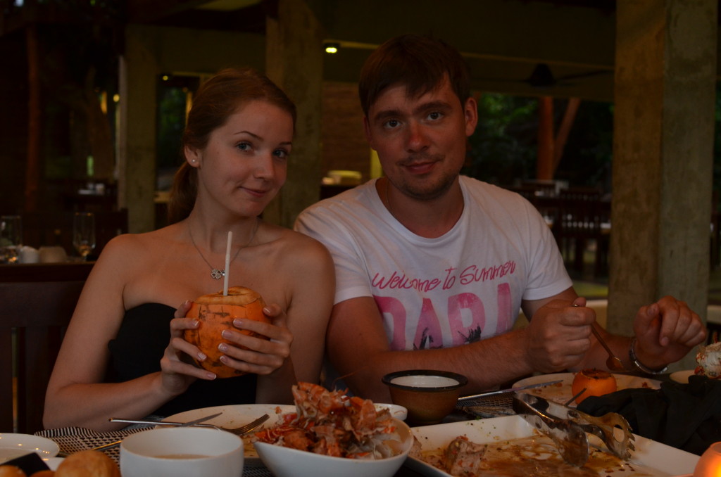 Ужин Jungle Beach Resort