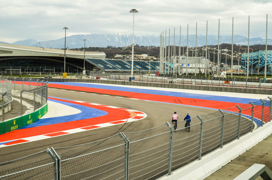 Трасса F1 олимпийский объект Адлер